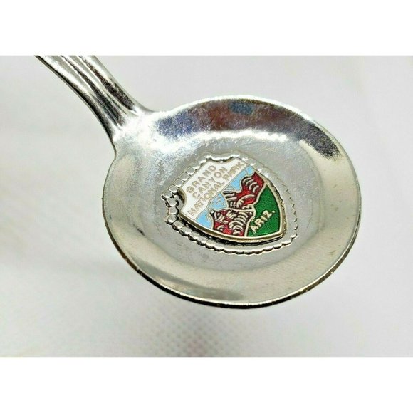 Fort U.S.A  Arizona Grand Canyon National Park Embossed Mini Silver Spoon - Picture 3 of 11